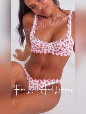 For Love And Lemons Baby Blooms Bra
